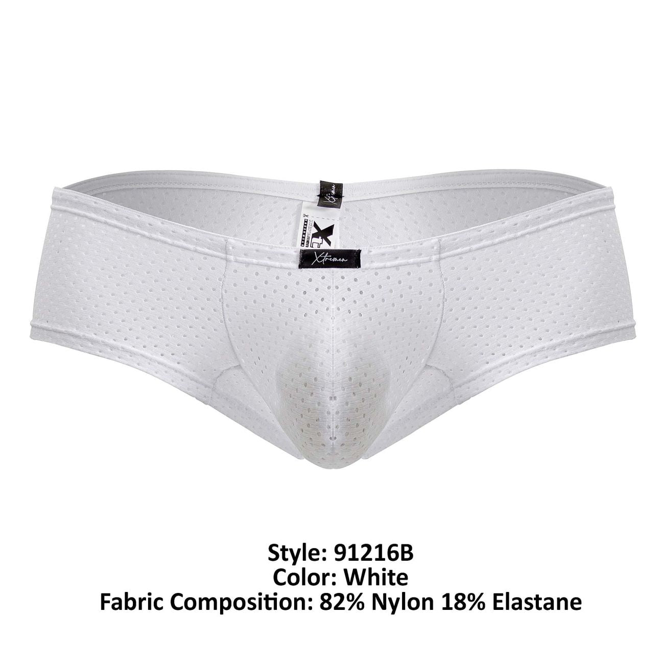 Xtremen 91216B Mikrofaser-Badehose, Farbe: Weiß