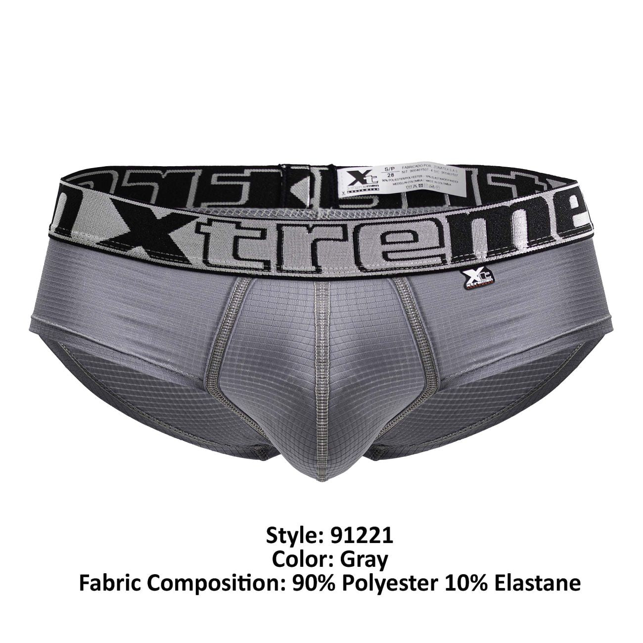 Xtremen 91221 Mikrofaser-Slip Farbe Grau