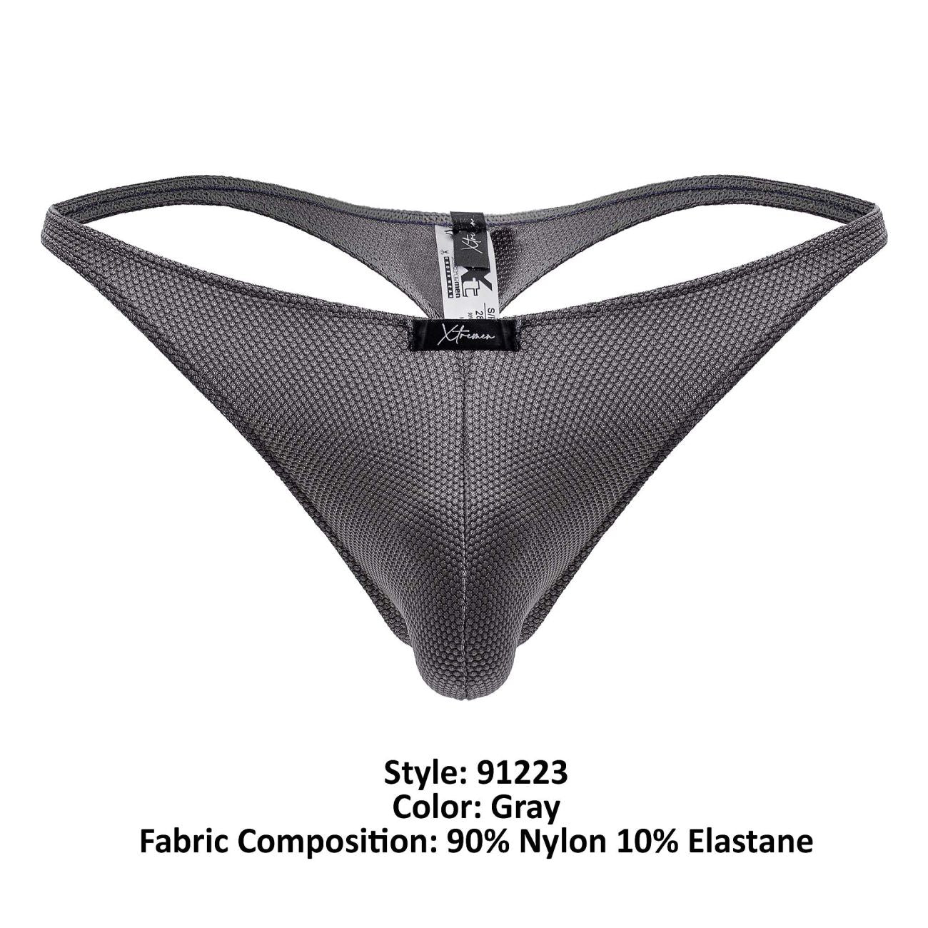 Xtremen 91223 Microfiber Thongs Color Gray - DealByEthan.gay loves Xtremen