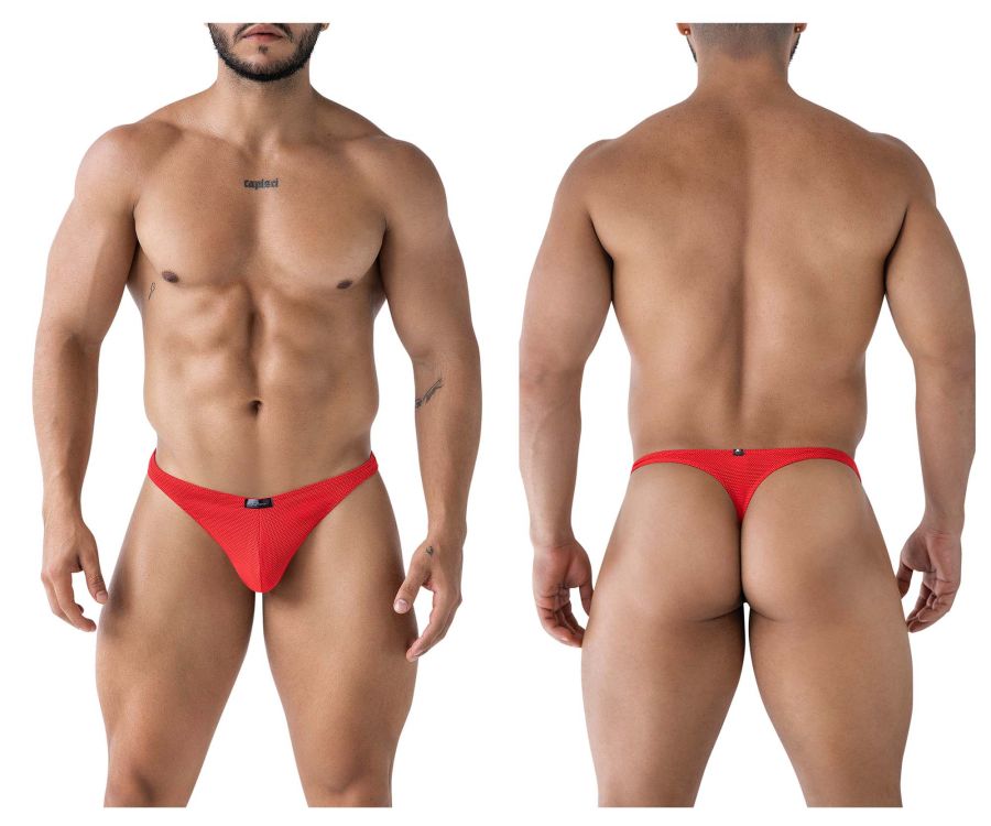 Xtremen 91223 Microfiber Thongs Color Red - DealByEthan.gay loves Xtremen