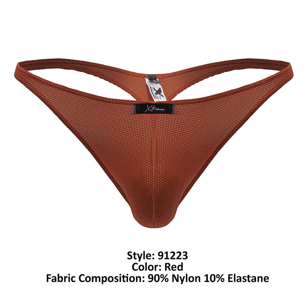 Xtremen 91223 Microfiber Thongs Color Red - DealByEthan.gay loves Xtremen