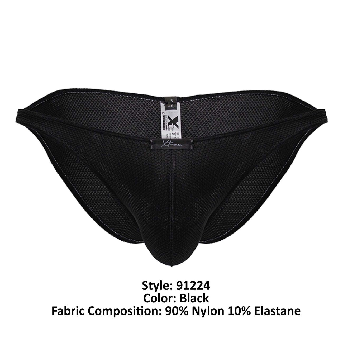 Xtremen 91224 Microfiber Bikini Color Black - DealByEthan.gay loves Xtremen