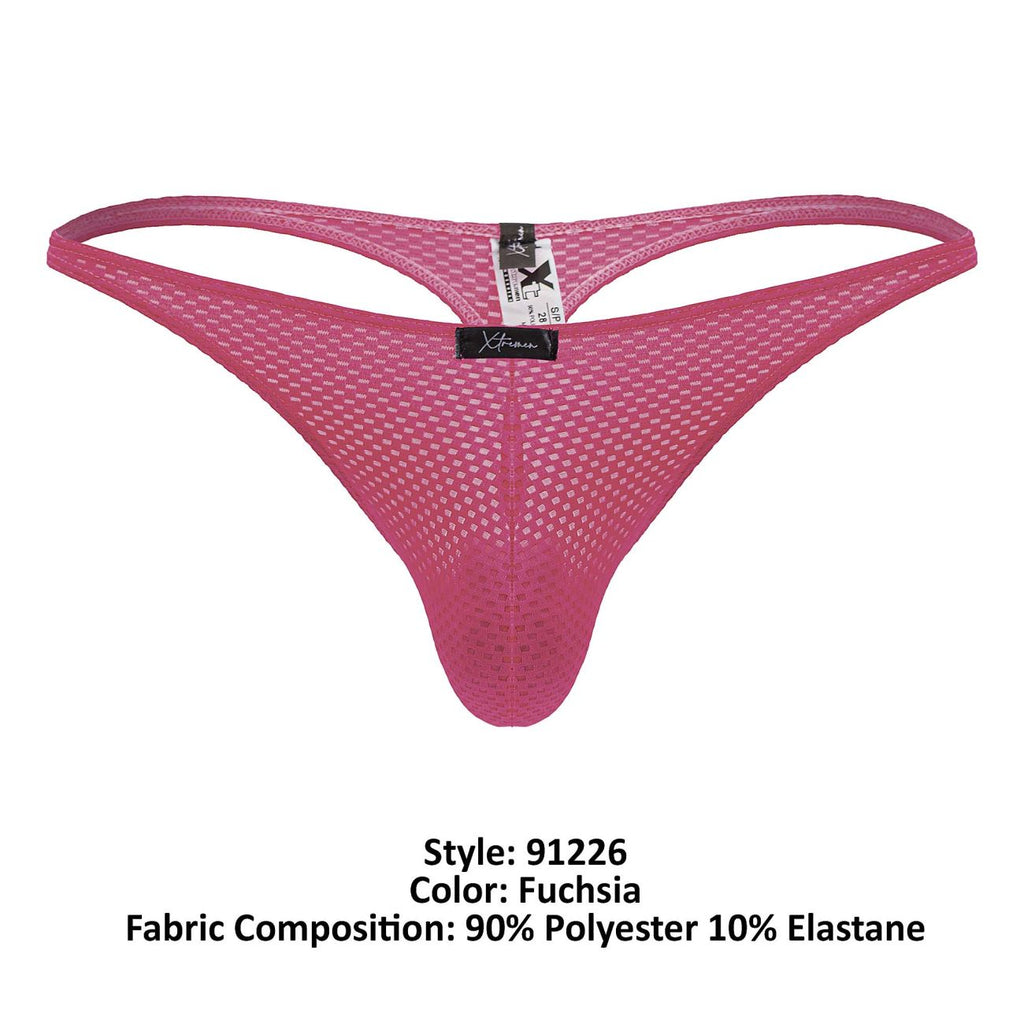 Xtremen 91226 Microfiber Thongs Color Fuchsia - DealByEthan.gay loves Xtremen