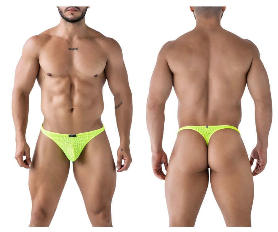 Xtremen 91226 Microfiber Thongs Color Neon Green - DealByEthan.gay loves Xtremen