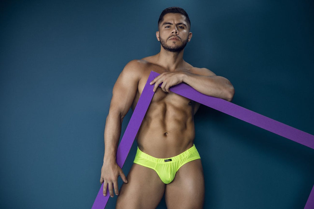Xtremen 91227 Microfiber Briefs Color Neon Green - DealByEthan.gay loves Xtremen