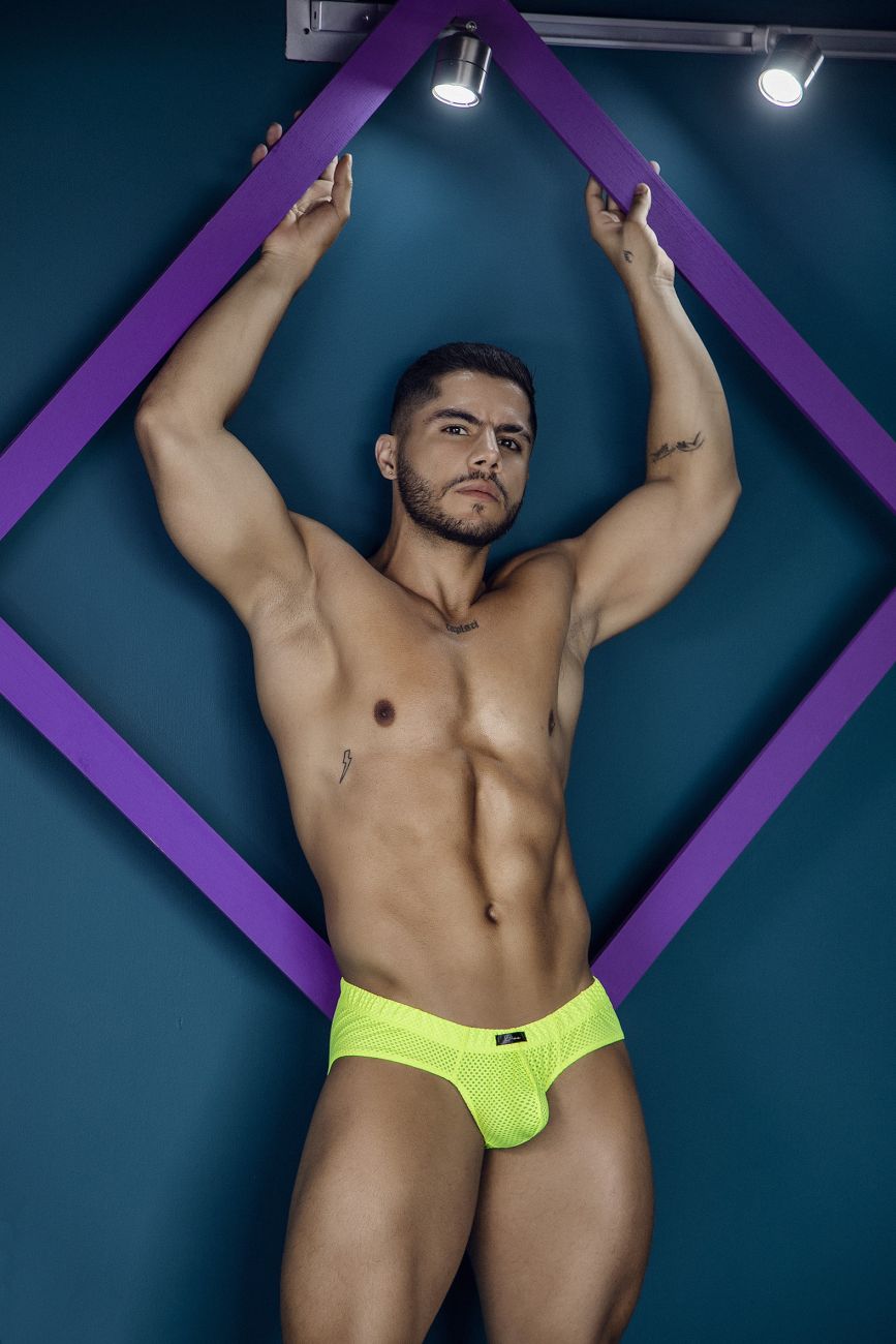 Xtremen 91227 Microfiber Briefs Color Neon Green - DealByEthan.gay loves Xtremen
