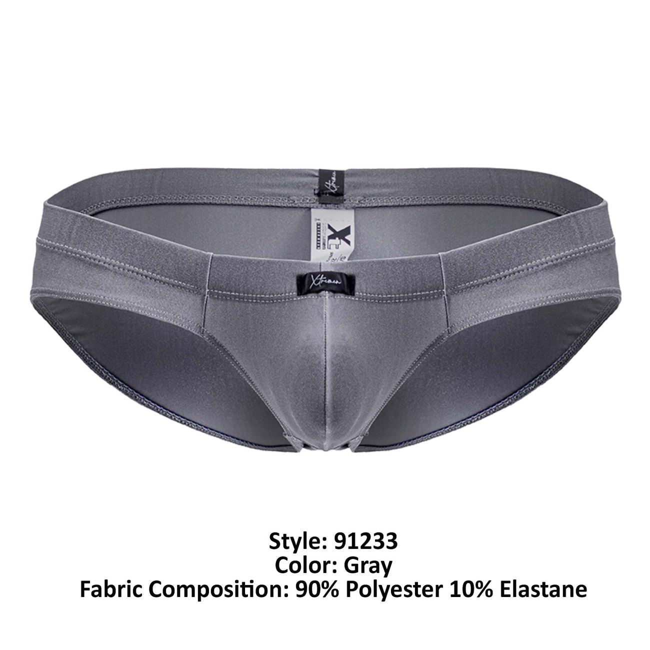 Xtremen 91233 Microfiber Briefs Color Gray - DealByEthan.gay loves Xtremen