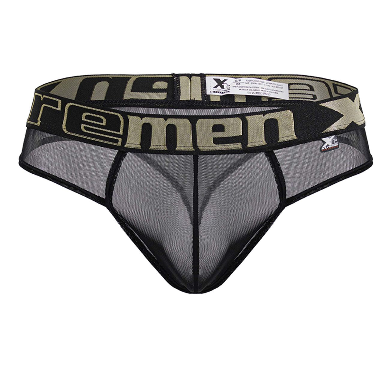Xtremen 91235 Microfiber Thongs Color Black - DealByEthan.gay loves Xtremen