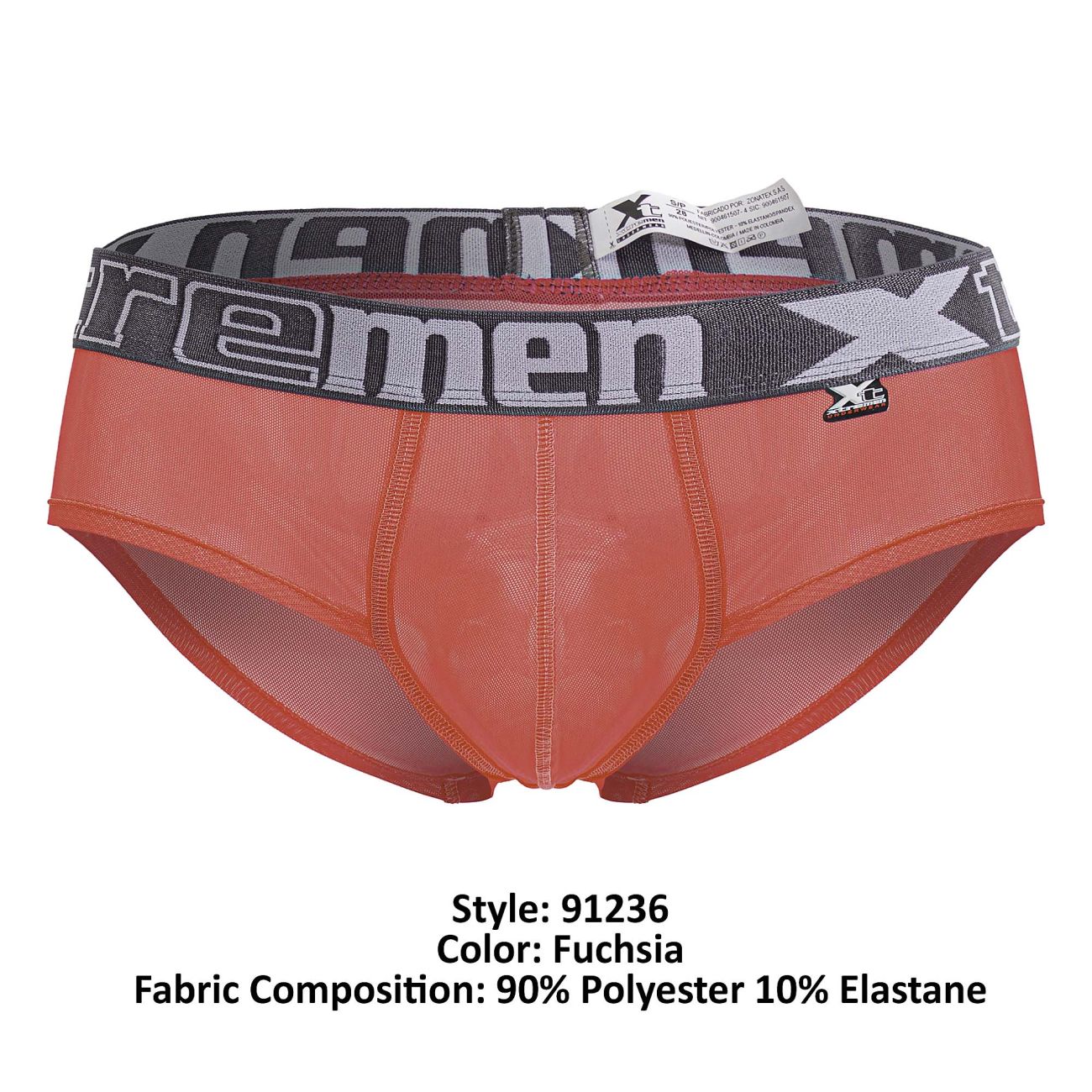 Xtremen 91236 Microfiber Briefs Color Fuchsia - DealByEthan.gay loves Xtremen
