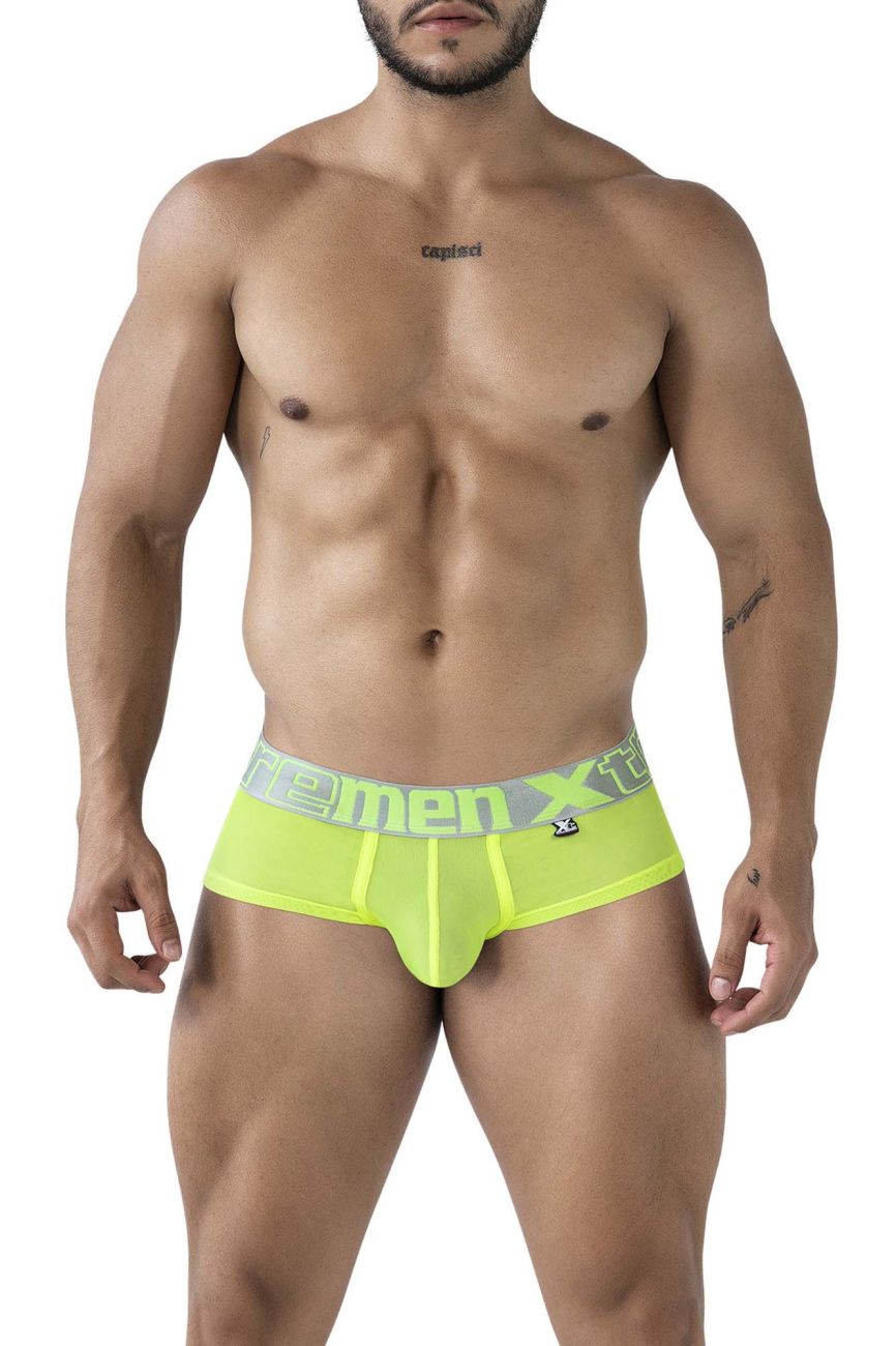 Xtremen 91236 Microfiber Briefs Color Neon Green - DealByEthan.gay loves Xtremen
