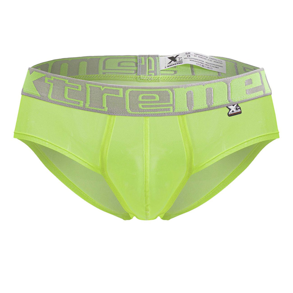 Xtremen 91236 Microfiber Briefs Color Neon Green - DealByEthan.gay loves Xtremen