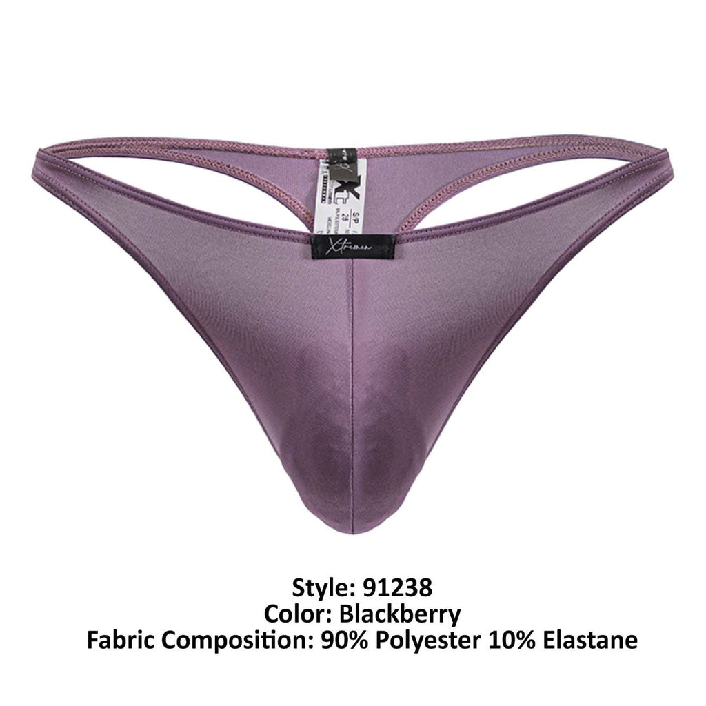 Xtremen 91238 Microfiber Thongs Color Blackberry - DealByEthan.gay loves Xtremen