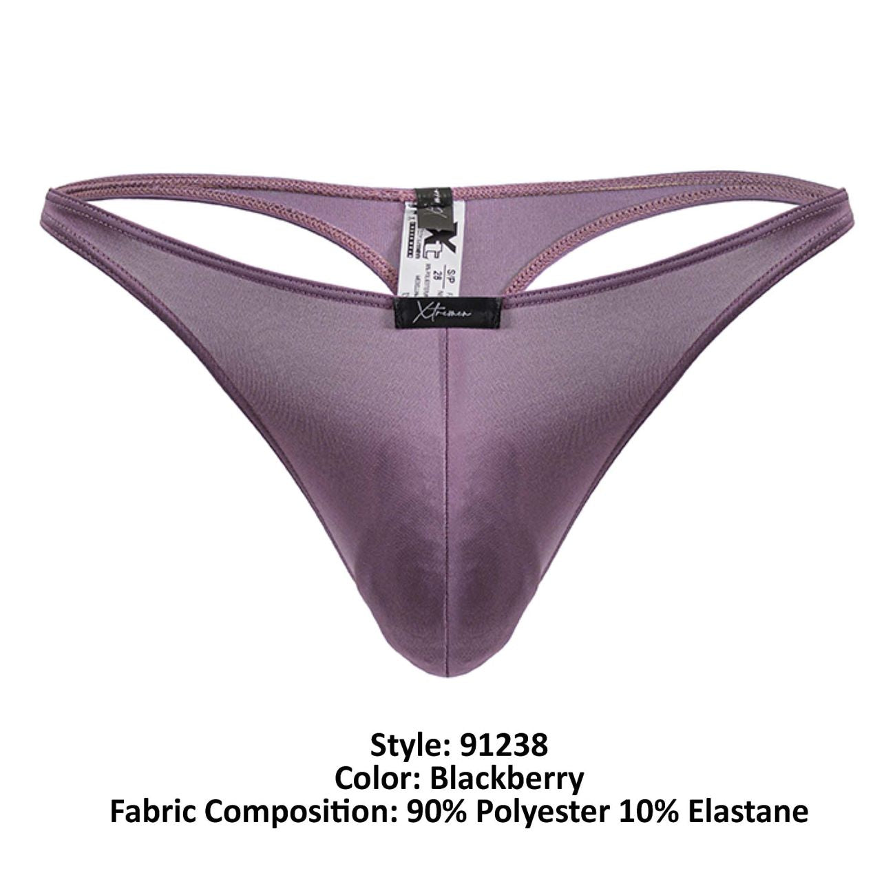 Xtremen 91238 Microfiber Thongs Color Blackberry - DealByEthan.gay loves Xtremen