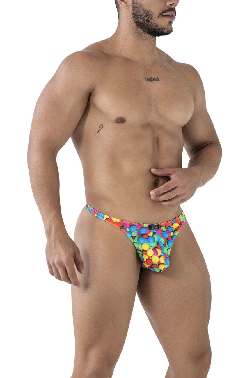 Tanga estampado Xtremen 91247 Burbujas de color