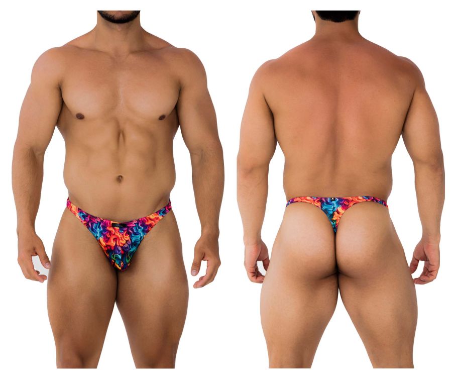 Tanga Estampada Xtremen 91171 Color Fuego