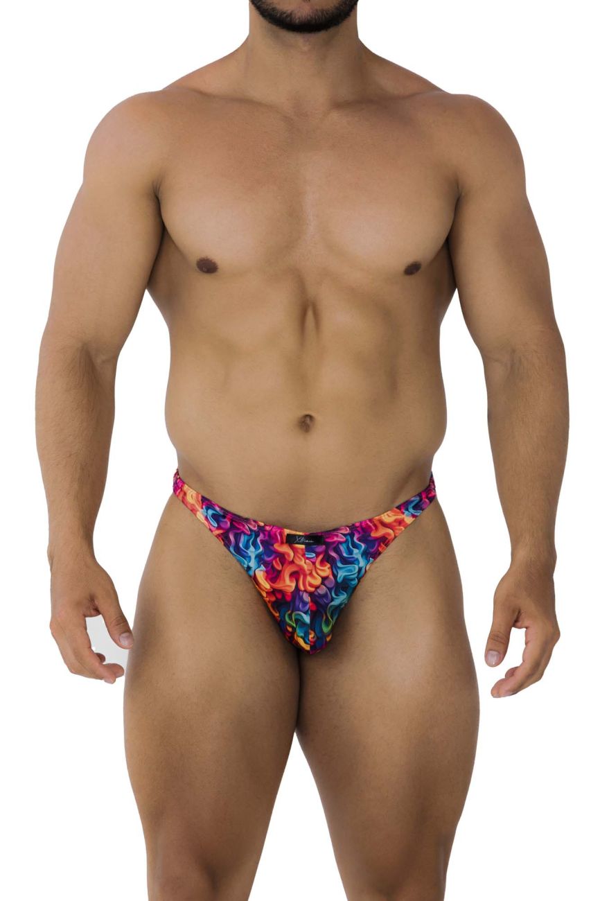 Tanga Estampada Xtremen 91171 Color Fuego