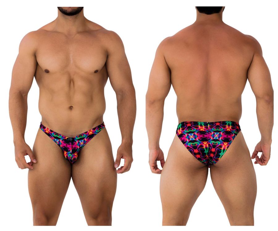 Bikini estampado con lazos de colores Xtremen 91172