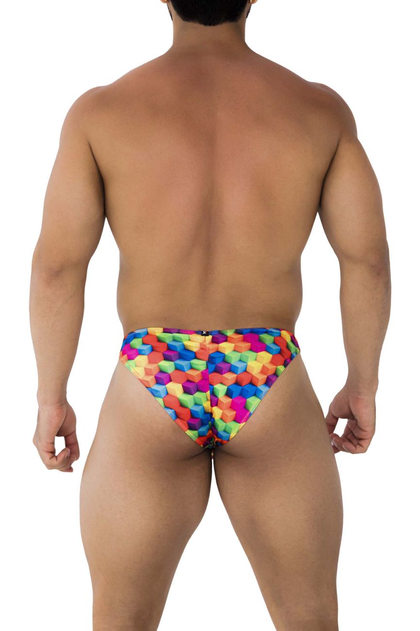 Bikini estampado con cubos de colores Xtremen 91172