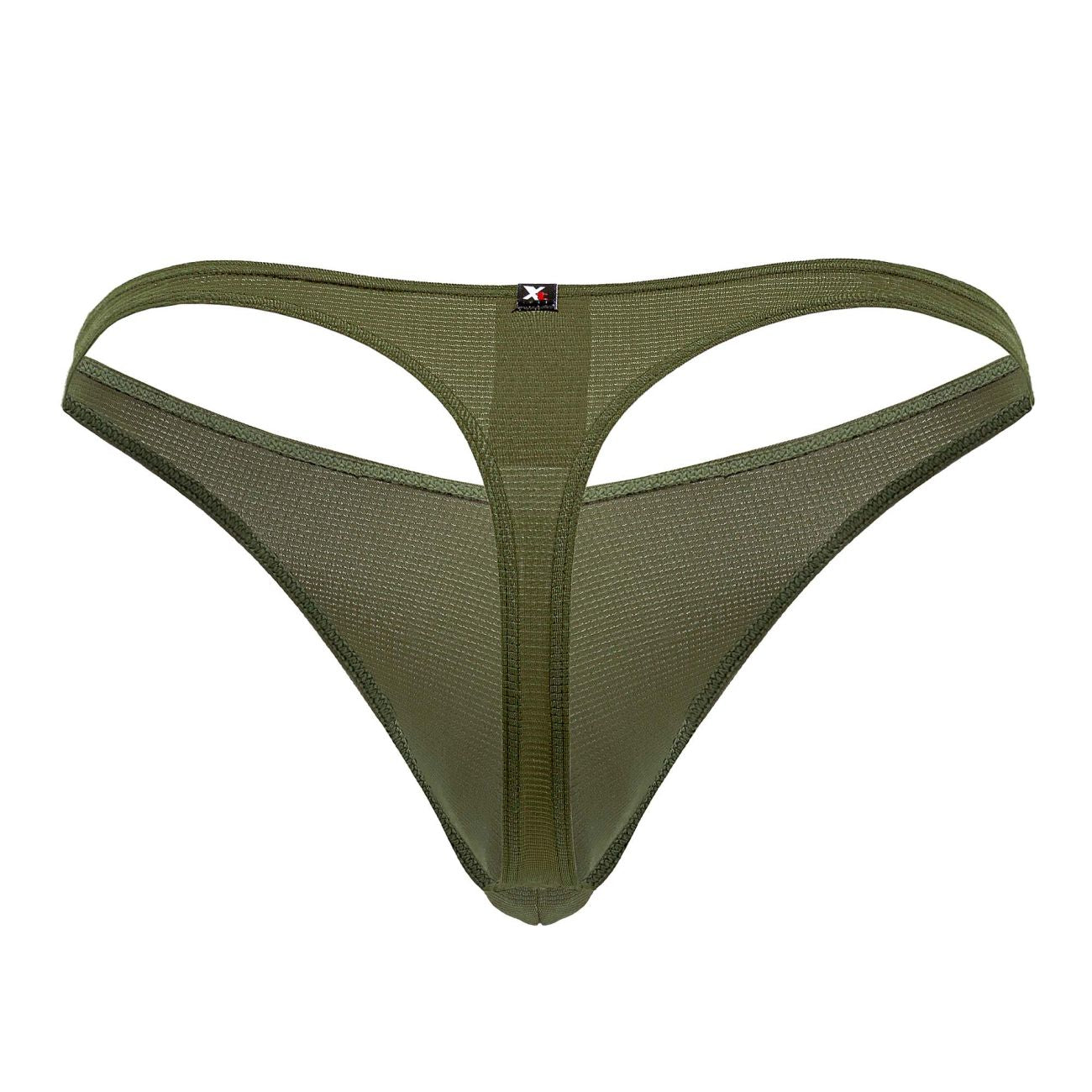 Tanga de microfibra Xtremen 91176 Color Verde