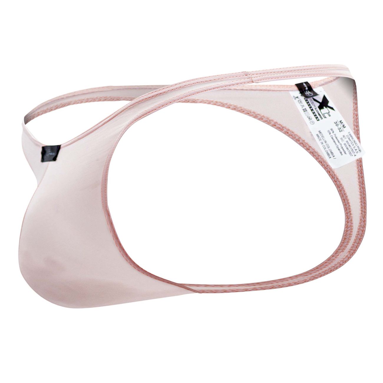 Tanga de microfibra Xtremen 91182 Color rosa