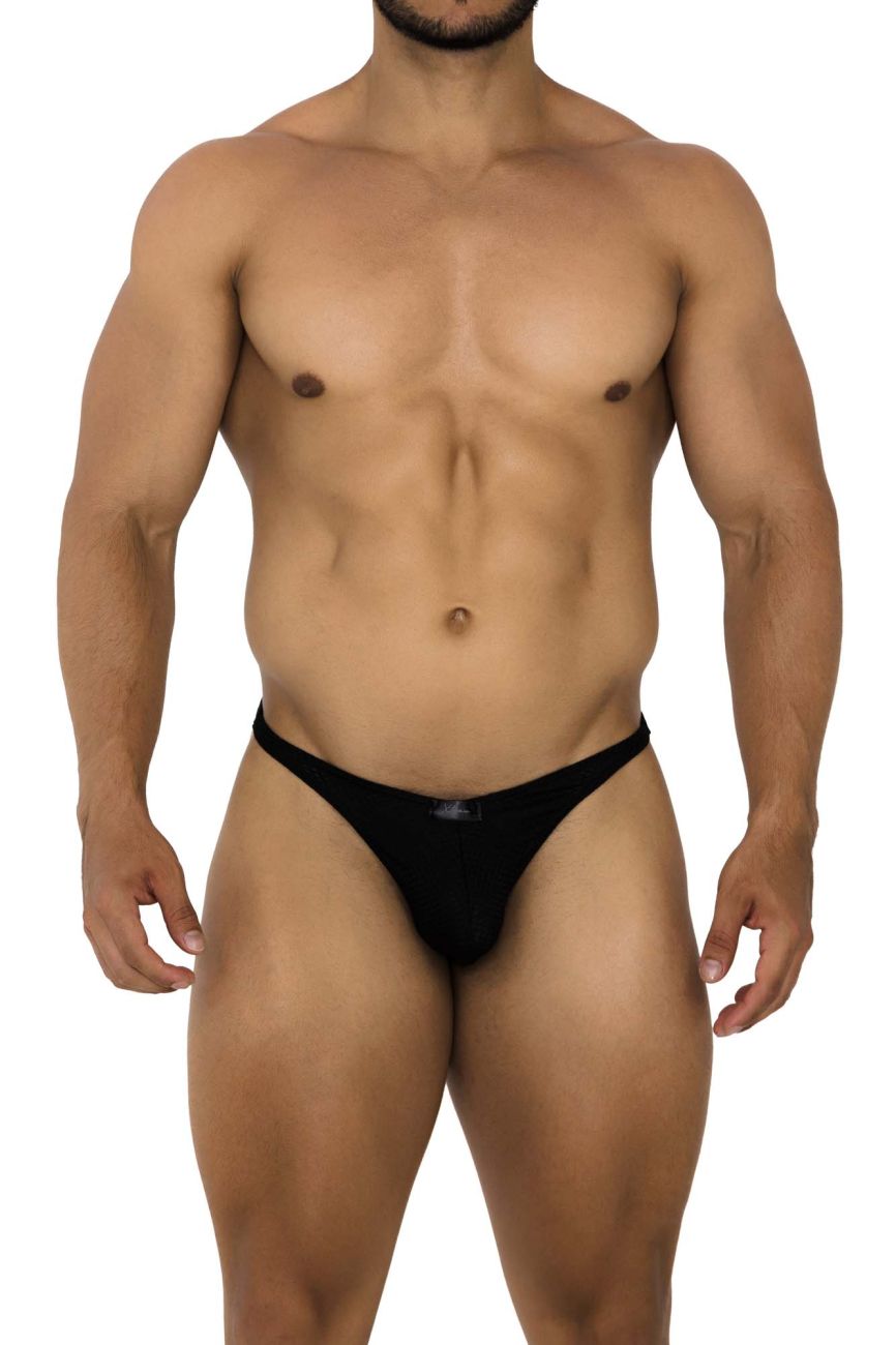 Tanga de malla Xtremen 91185 Color Negro