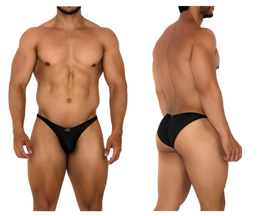 Bikini de malla Xtremen 91186 Color Negro