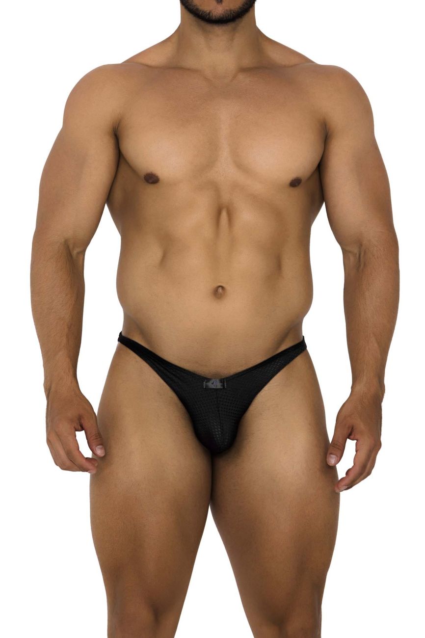 Bikini de malla Xtremen 91186 Color Negro