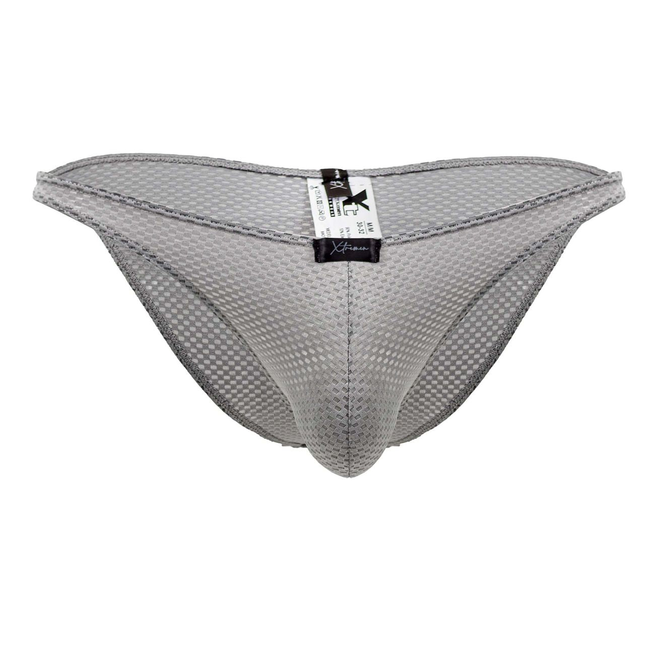 Bikini de malla Xtremen 91186 Color Gris