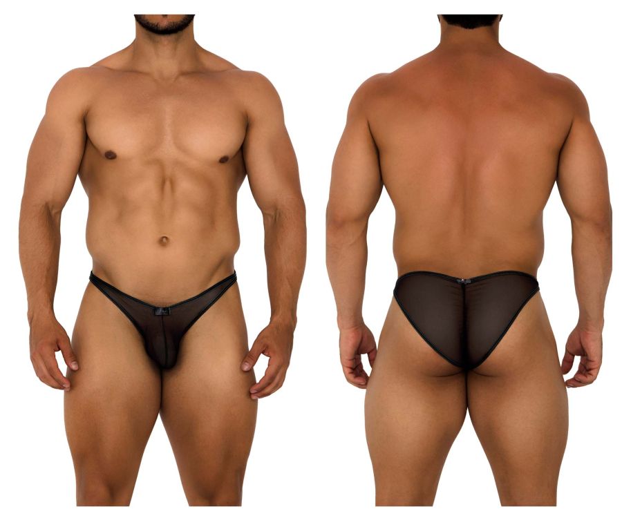 Bikini de malla de tul Xtremen 91187 Color Negro