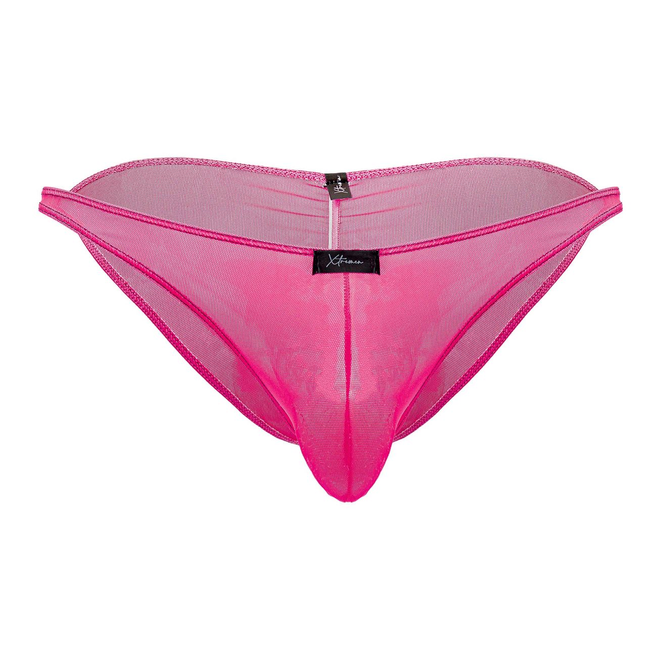 Bikini de malla de tul Xtremen 91187 color rosa