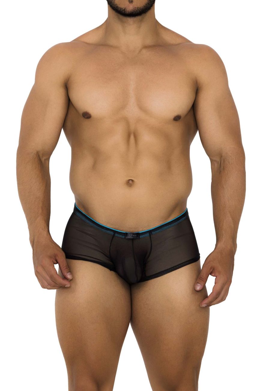 Xtremen 91188 Tüll-Netz-Badehose, Farbe Schwarz