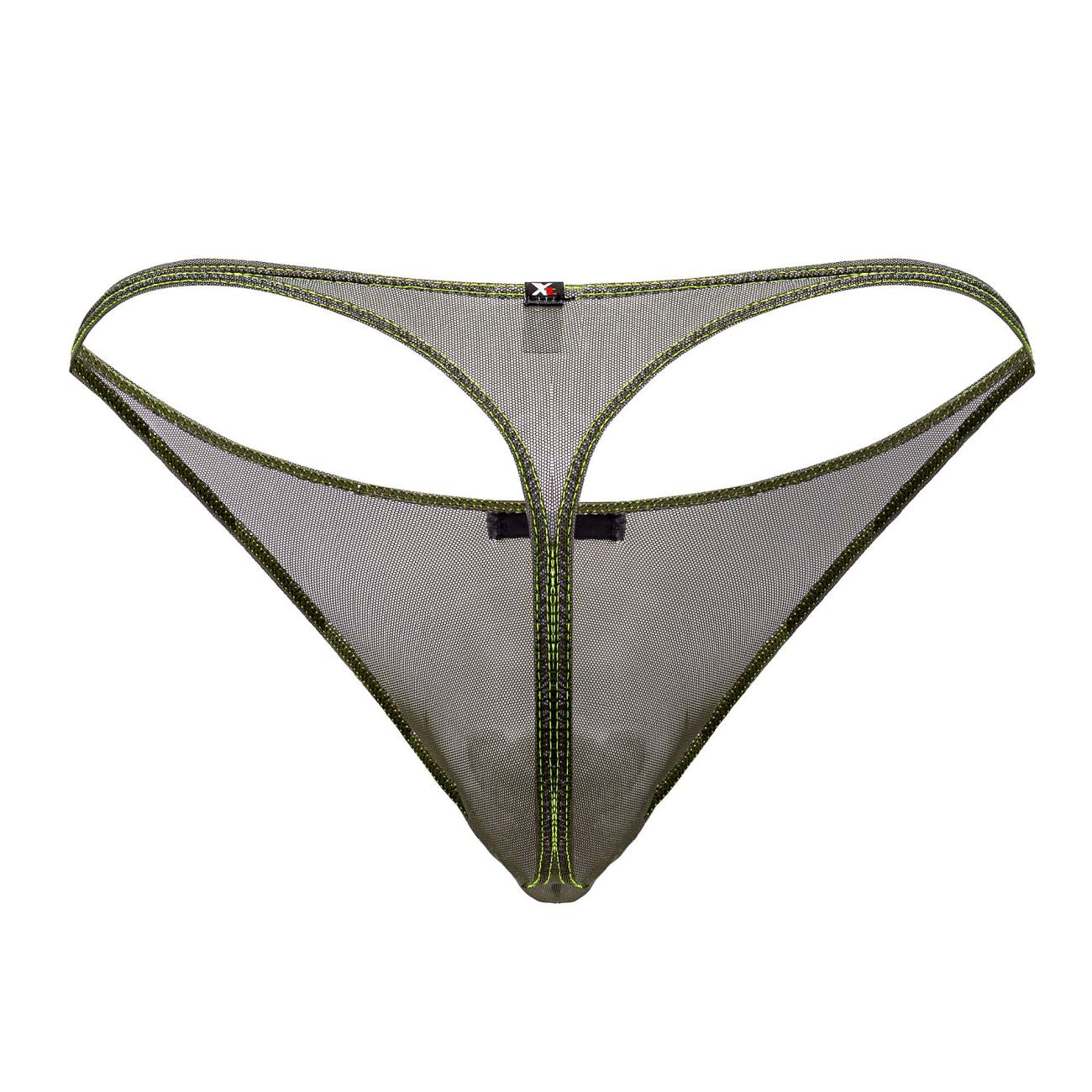 Tanga de malla de tul Xtremen 91189 Color verde