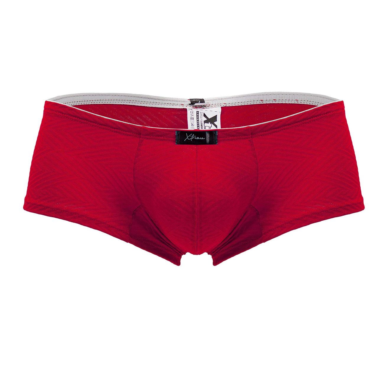 Xtremen 91190 Jacquard-Badehose, Farbe Rot