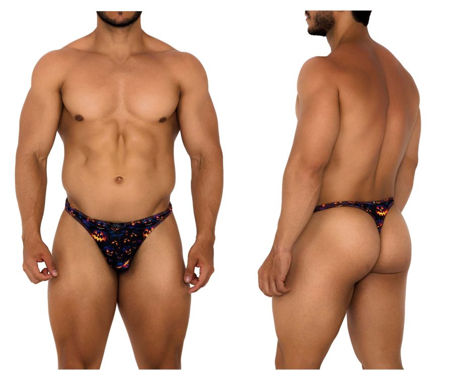 Tanga Estampada Xtremen 91194 Color Calabazas