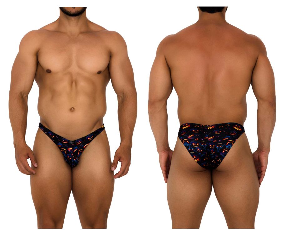 Bikini estampado Xtremen 91195 color calabazas