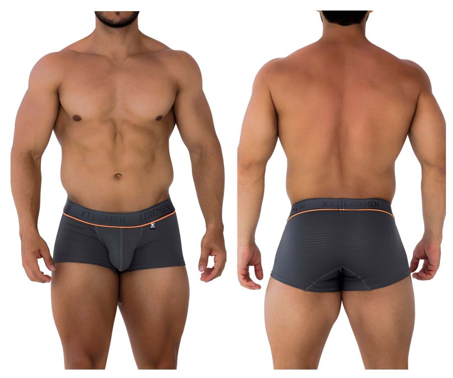 Xtremen 91196 Jacquard Trunks Color Gray