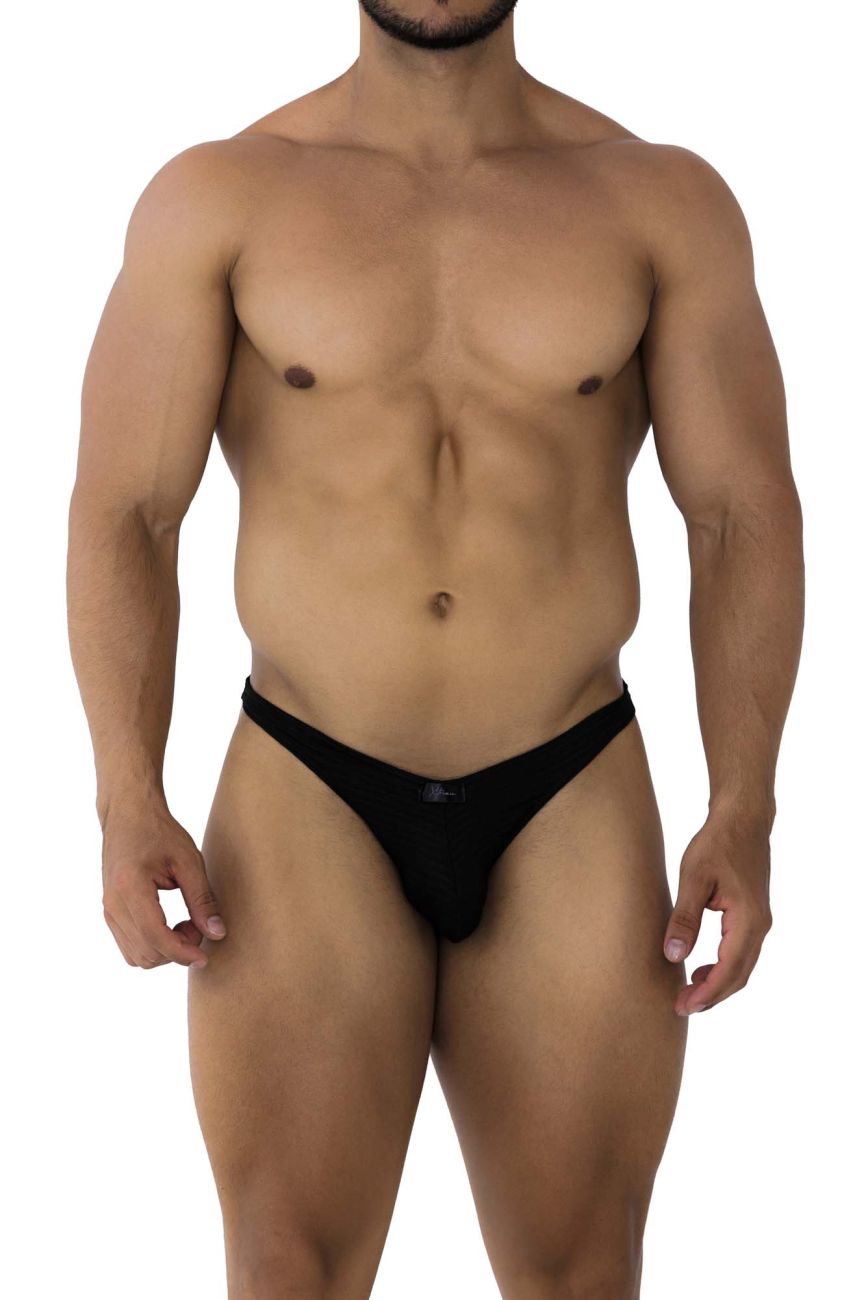 Bikini Jacquard Xtremen 91197 Color Negro