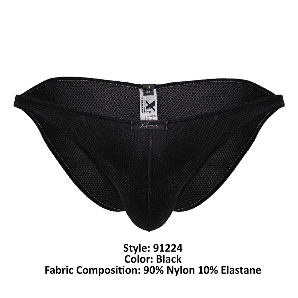 Bikini de microfibra Xtremen 91224 Color Negro
