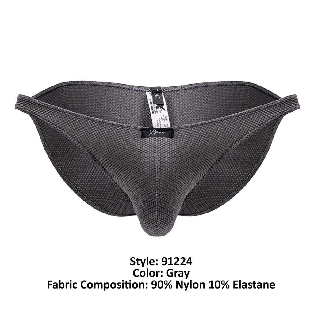 Bikini de microfibra Xtremen 91224 color gris
