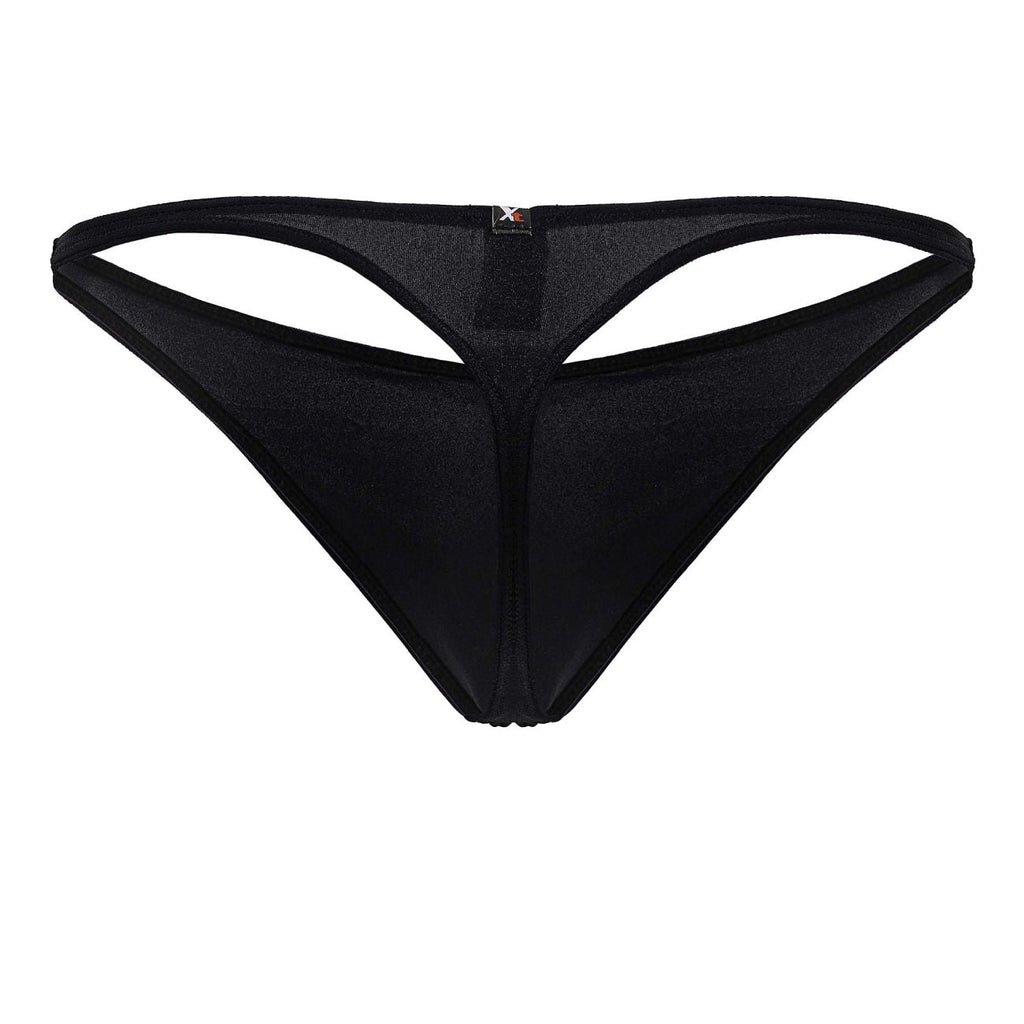 Tangas de microfibra Xtremen 91232 Color Negro