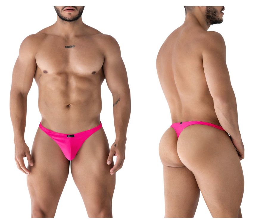 Tanga de microfibra Xtremen 91232 color fucsia