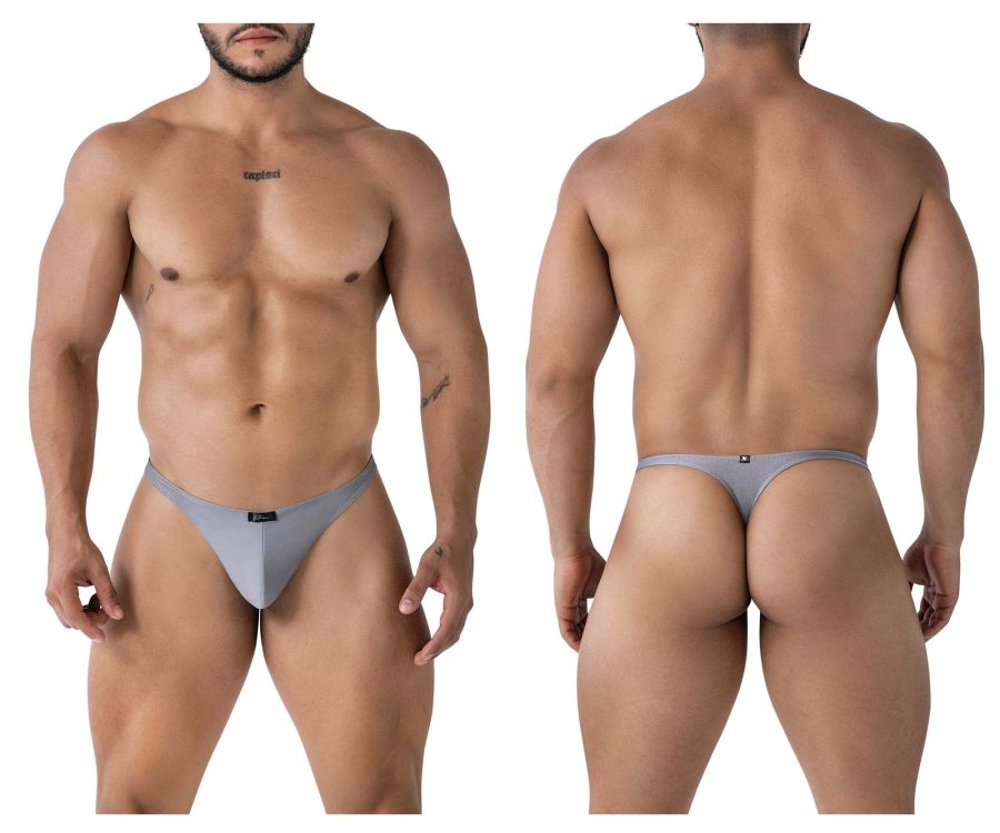 Tangas de microfibra Xtremen 91232 color gris