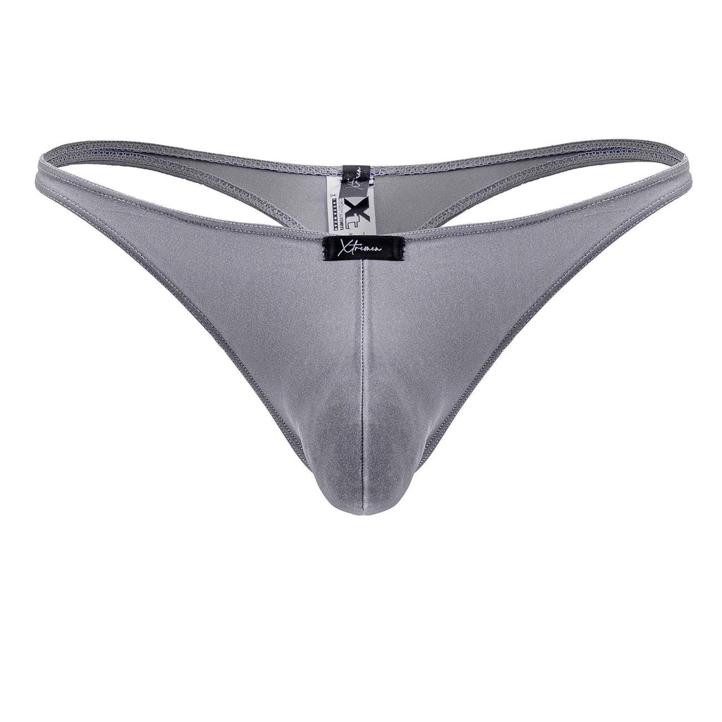 Tangas de microfibra Xtremen 91232 color gris