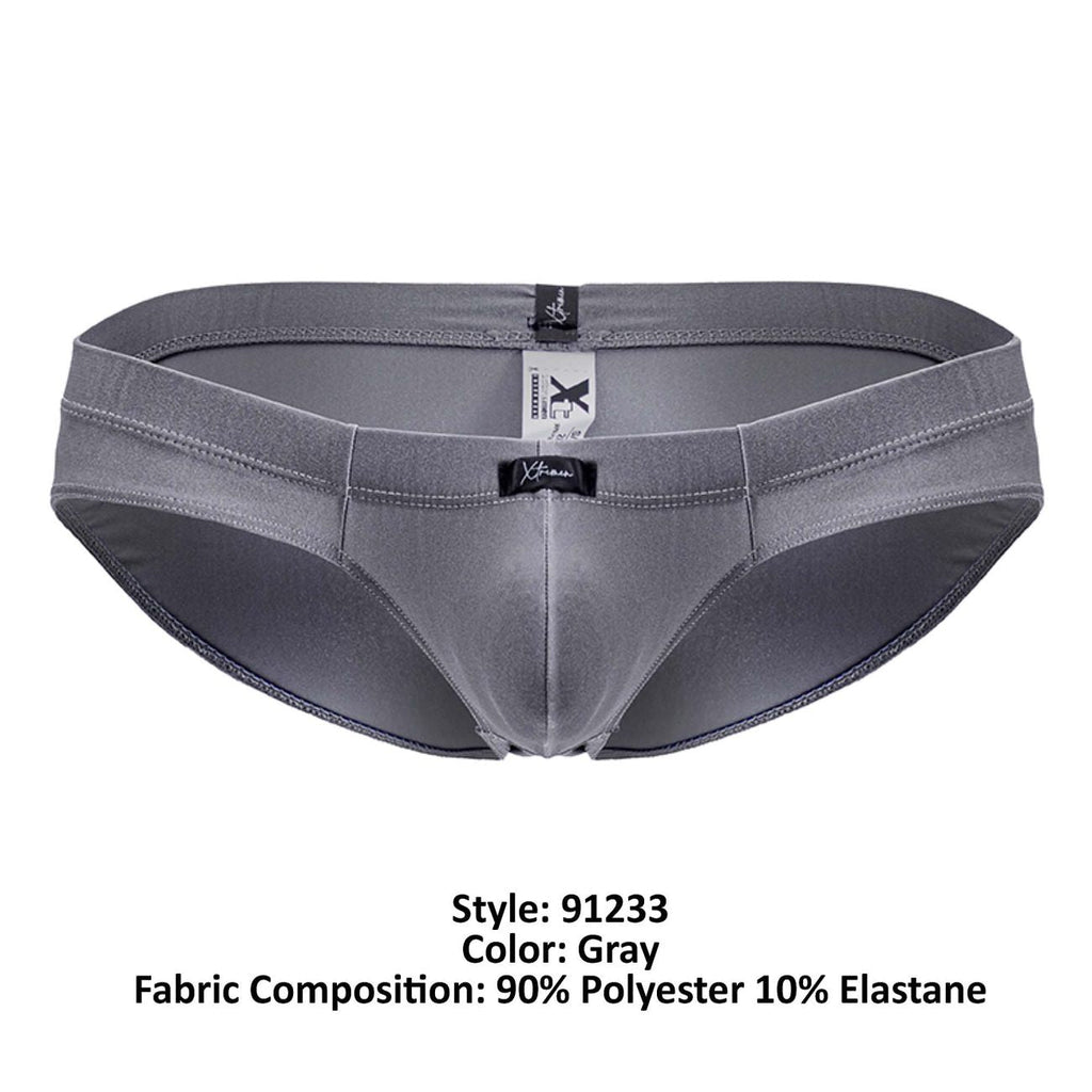 Calzoncillos de microfibra Xtremen 91233 color gris
