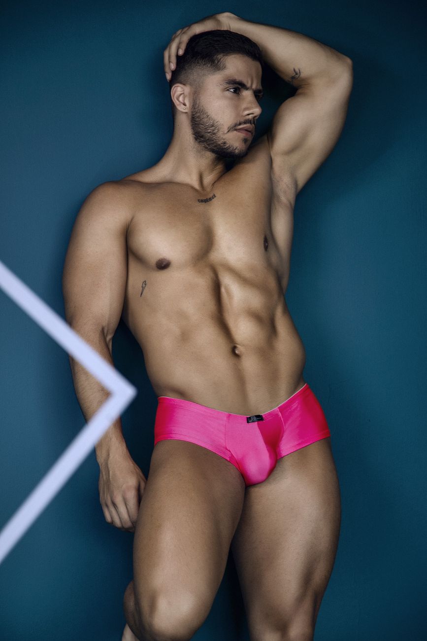 Bañador de microfibra Xtremen 91234 color fucsia