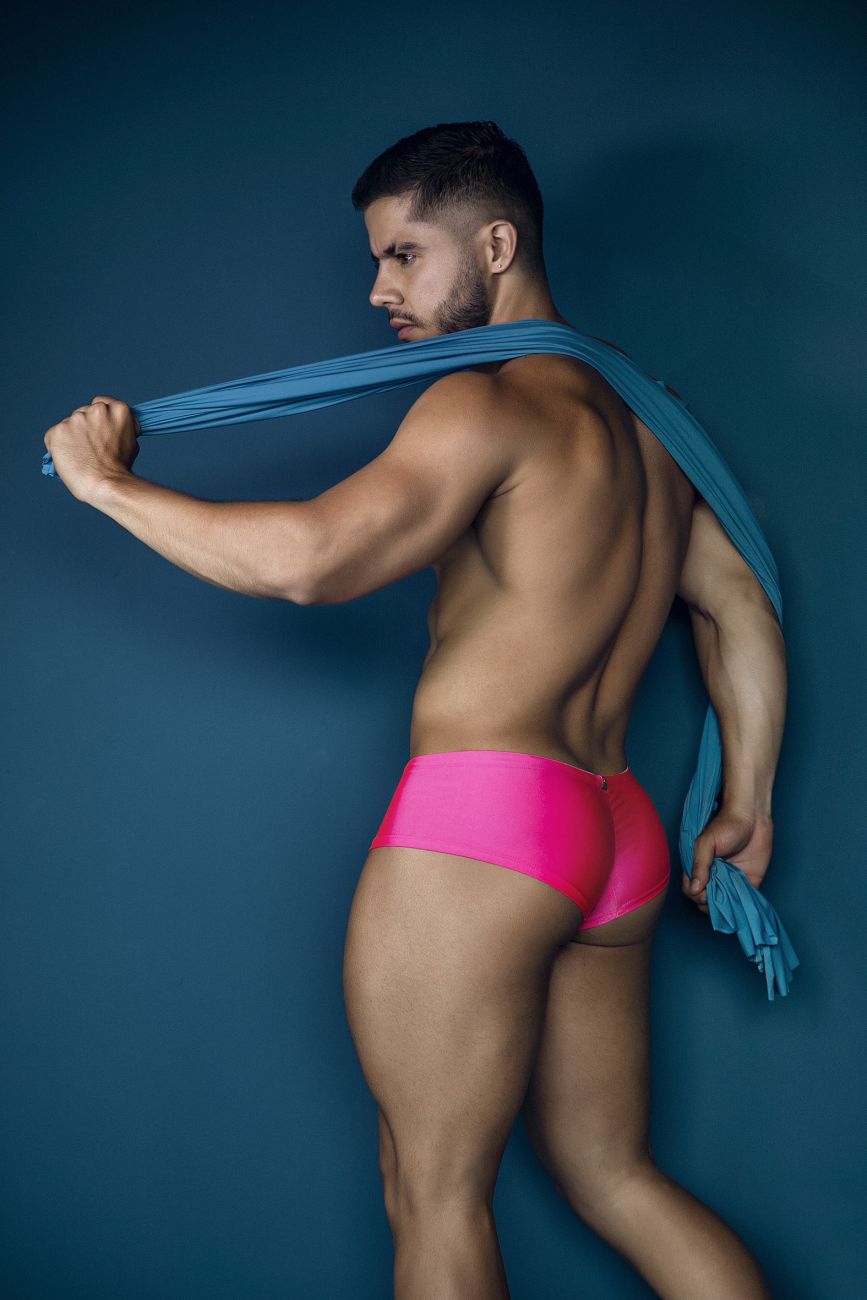 Bañador de microfibra Xtremen 91234 color fucsia