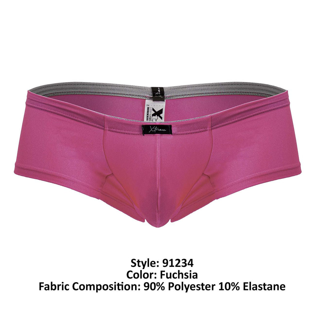 Bañador de microfibra Xtremen 91234 color fucsia