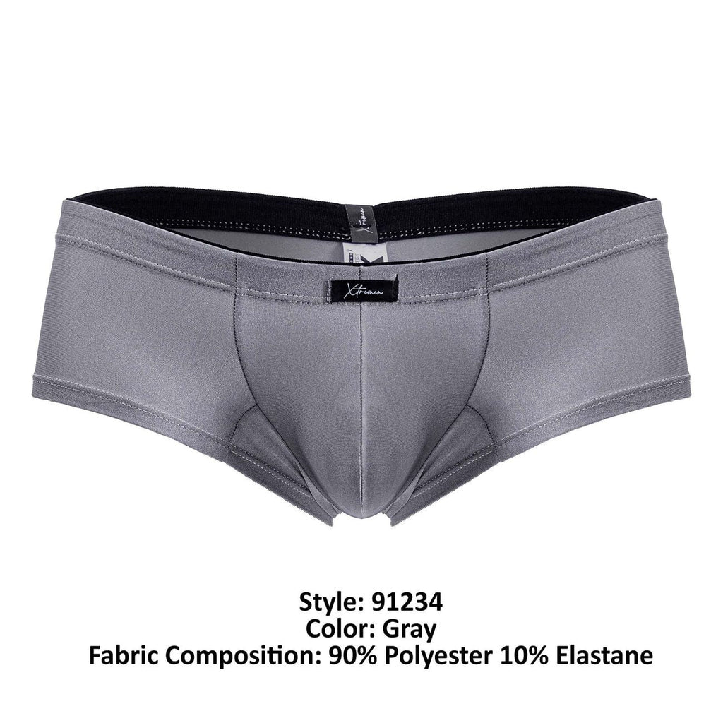 Bañador de microfibra Xtremen 91234 color gris