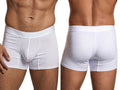 Xtremen 91256 Mens Underwear Sleek Microfiber Boxer Briefs Color White