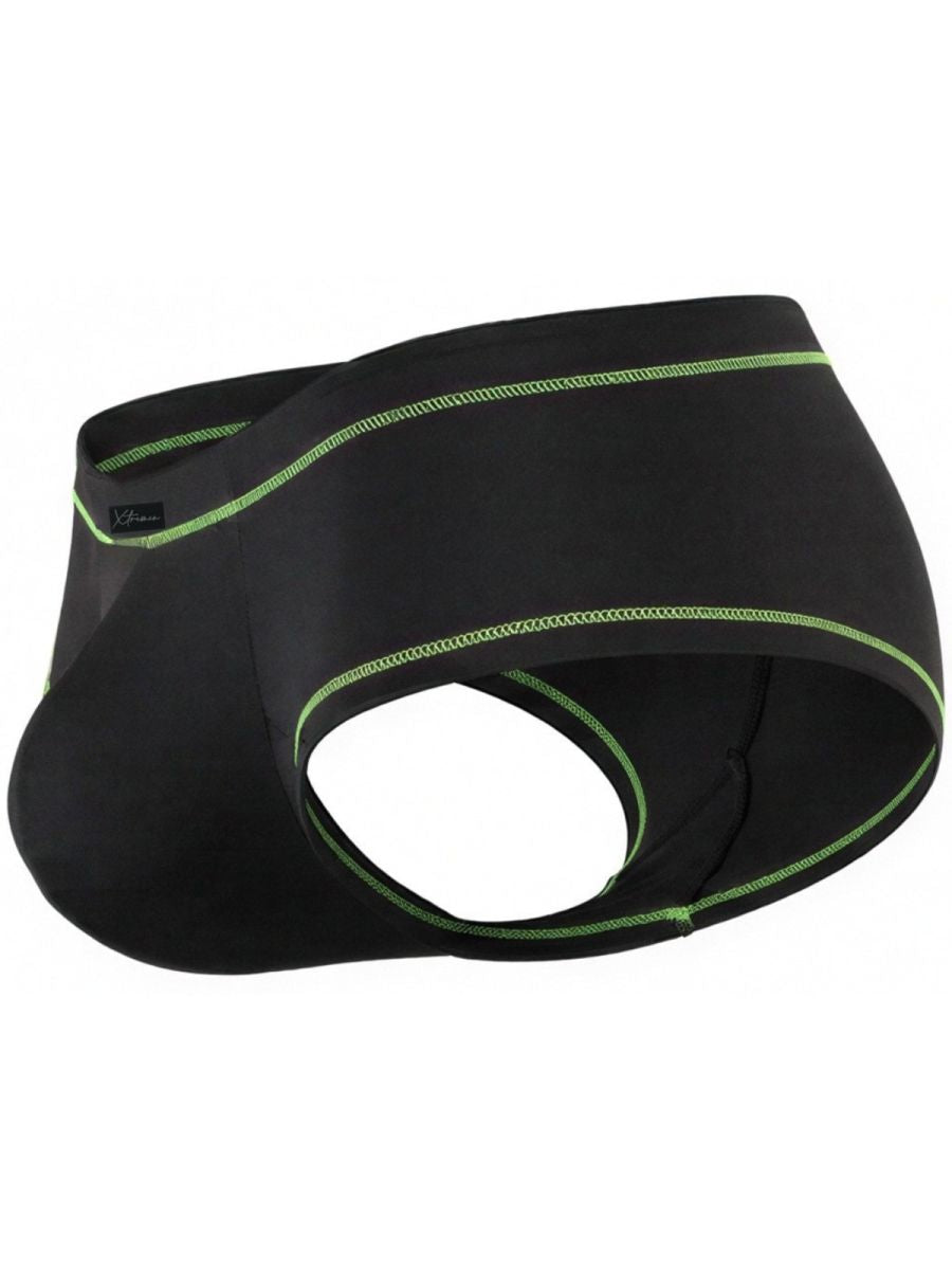 Xtremen 91260 Men's Underwear Modern Athletic Microfiber Briefs Color Black